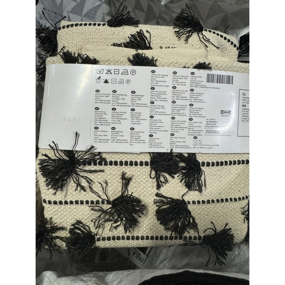 Ikea Aspsaftmal Tassel Pillow Cushion Cover 20